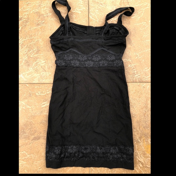 Free People Corset Lace Black Dress - Picture 4 of 6